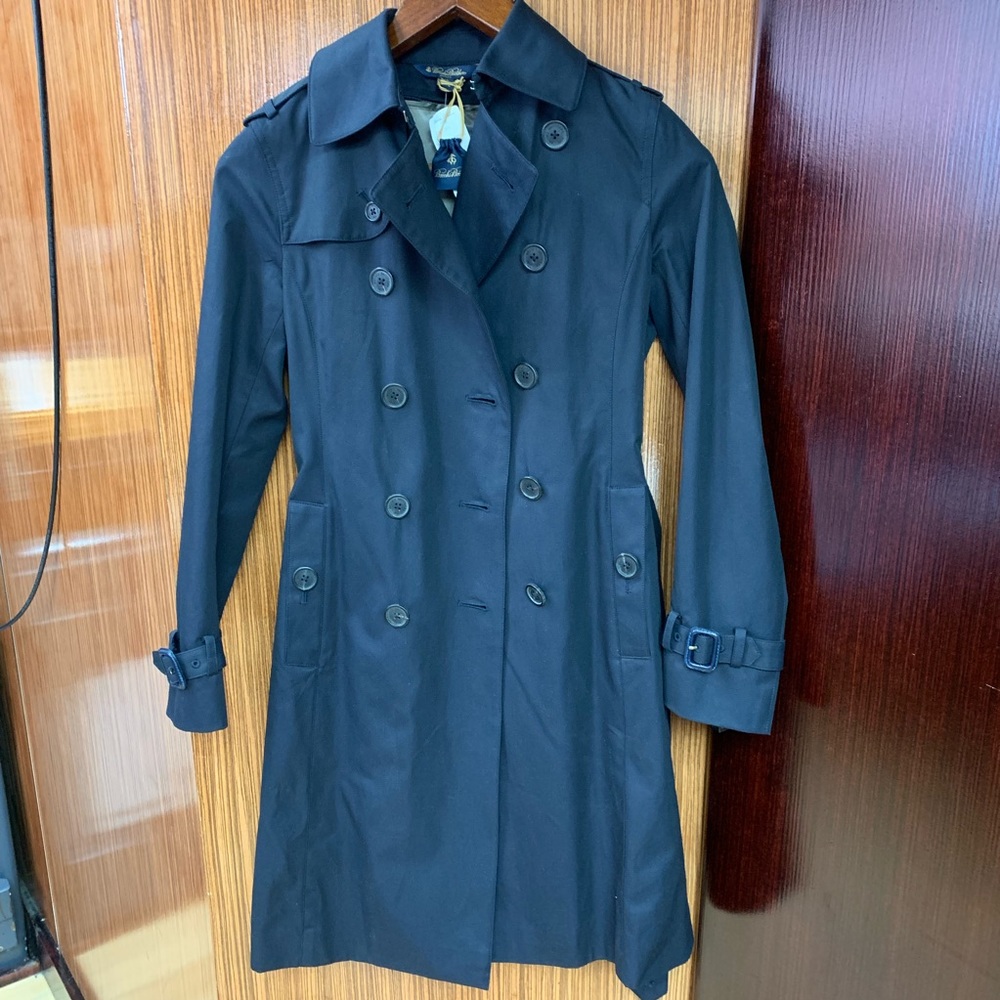 Brooks Brothers Women Double Breasted Trench Coat